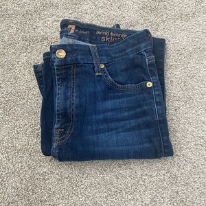 7 for all mankind skinny jeans size 27